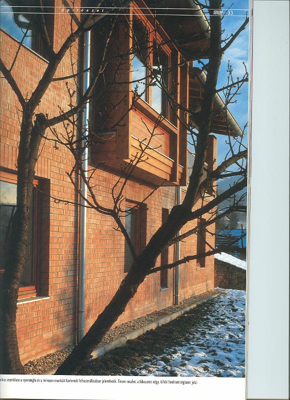 Csobánka_ családi villa_ 2002_homlokzat részlet